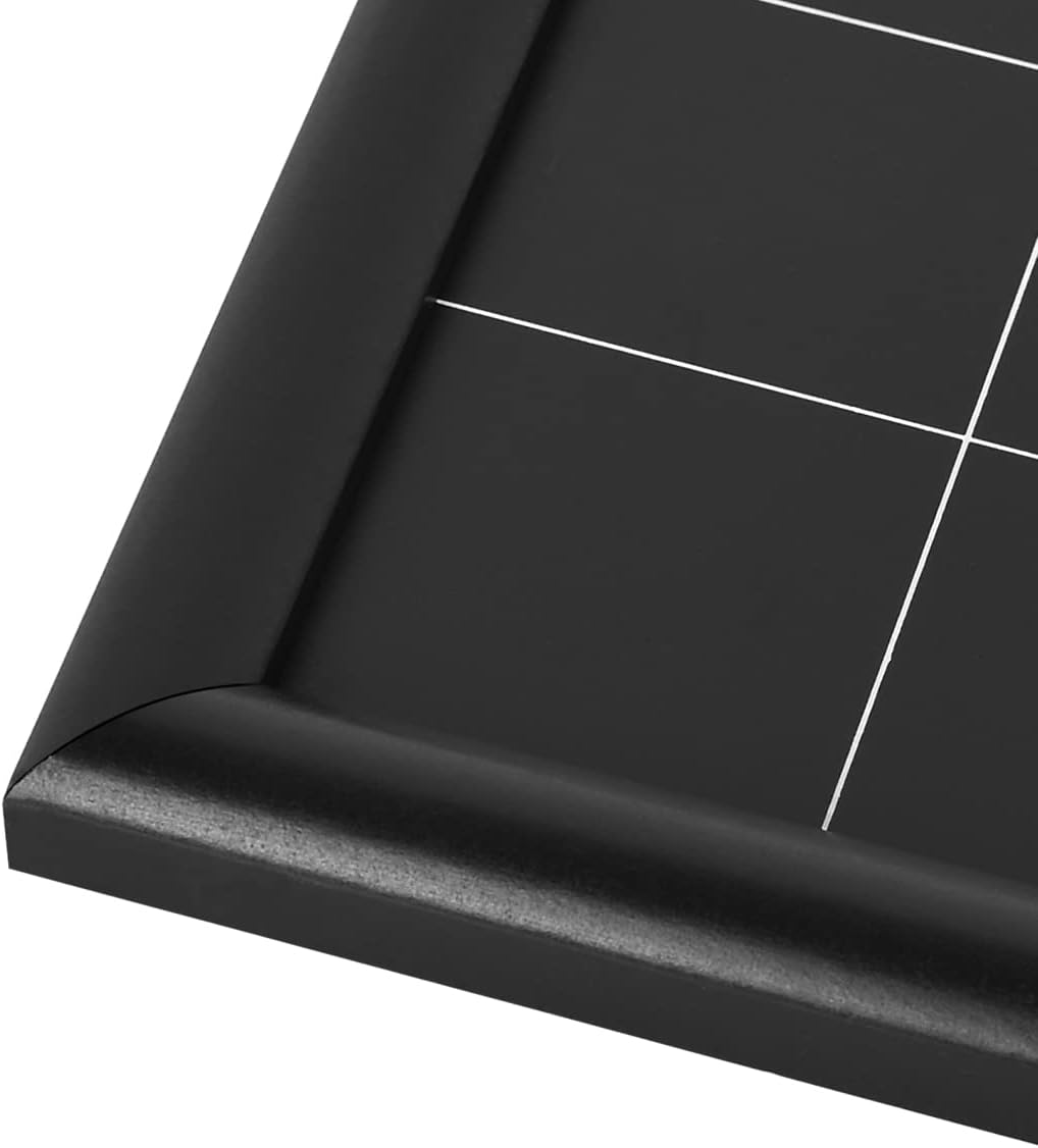 TORASO Calendar Chalkboard, 17.7 x 23.6 inches, Magnetic Surface Black Frame Chalk Board for Planning,School Timetable Memo, Hanging Board for Office, School and Home(YLHB-BK-4560)