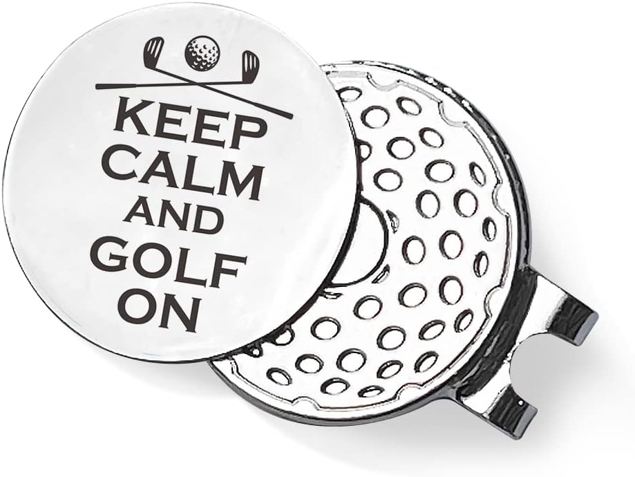 QVUXZ Golf Ball Marker Gifts for Men Women Golfers, Golf Lover Birthday Christmas, Golfing Gifts for Boyfriend Him