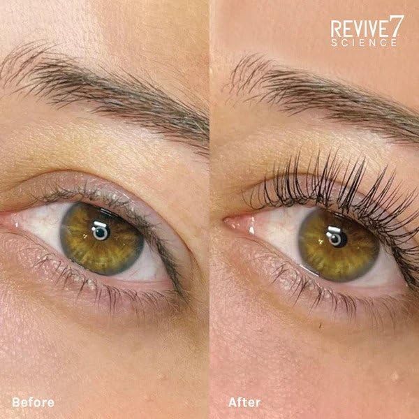 Original Revive7 Revitalizing Lash Serum for Eyelash Thickness - Eyelash Serum Brow Enhancer Eyelash Eyebrow - Lash Enhanced Formula for Longer, Full and Thicker Natural Eyelash, Made in Canada (3 ml)