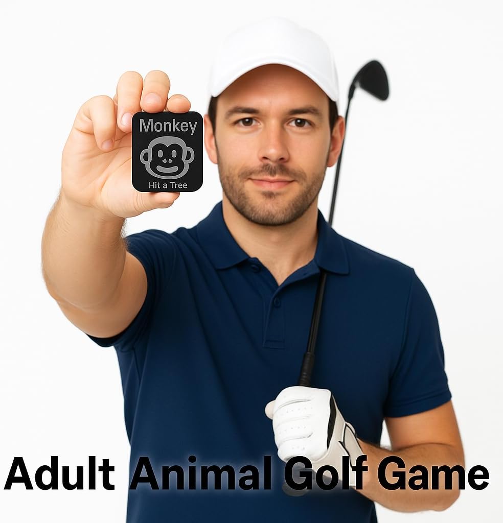 Adult Animal Golf Game – Fun and Durable Acrylic Chips – Perfect for Golf Trips, Parties, and Gifts!
