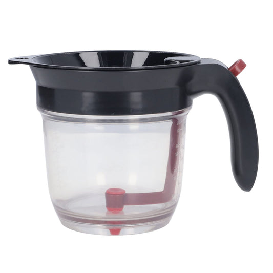 Moofey Fat Separator, 32 OZ Gravy Separator for Cooking, 4 Cup Grease Gravy Separator with Scale with Measuring Cup and Filter