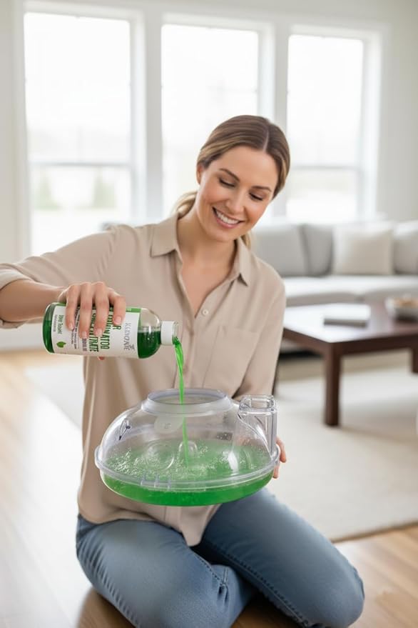 Odor Eliminator Air Freshener & Deodorizer Concentrate, Compatible for Rainbow, Sirena, Thermax, Prolux - Biodegradable Formula for Spraying & Water Based Vacuums - 12 fl oz. (Mint Scent)