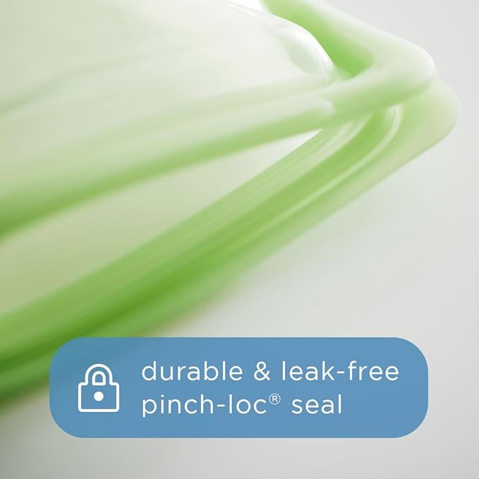 Stasher Premium Silicone Reusable Food Storage Bag, Clear | Microwave, Sous Vide, Dishwasher, Oven and Freezer Safe | BPA Free, Leak-free, Eco-friendly, 4-Cup Bowl (Pack of 2)