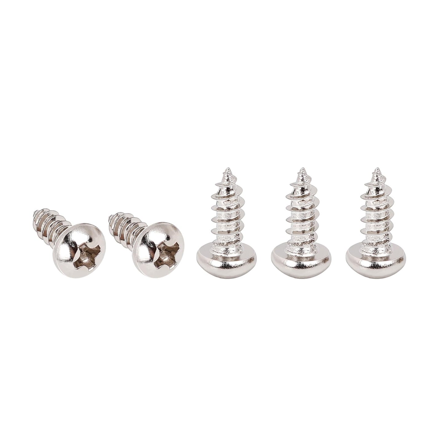 Banworks Stainless Steel American #3 X 1/4 Guitar Truss Rod Cover Screws Bell Shaped Truss Rod Cover Screws For Usa Gibson Les P