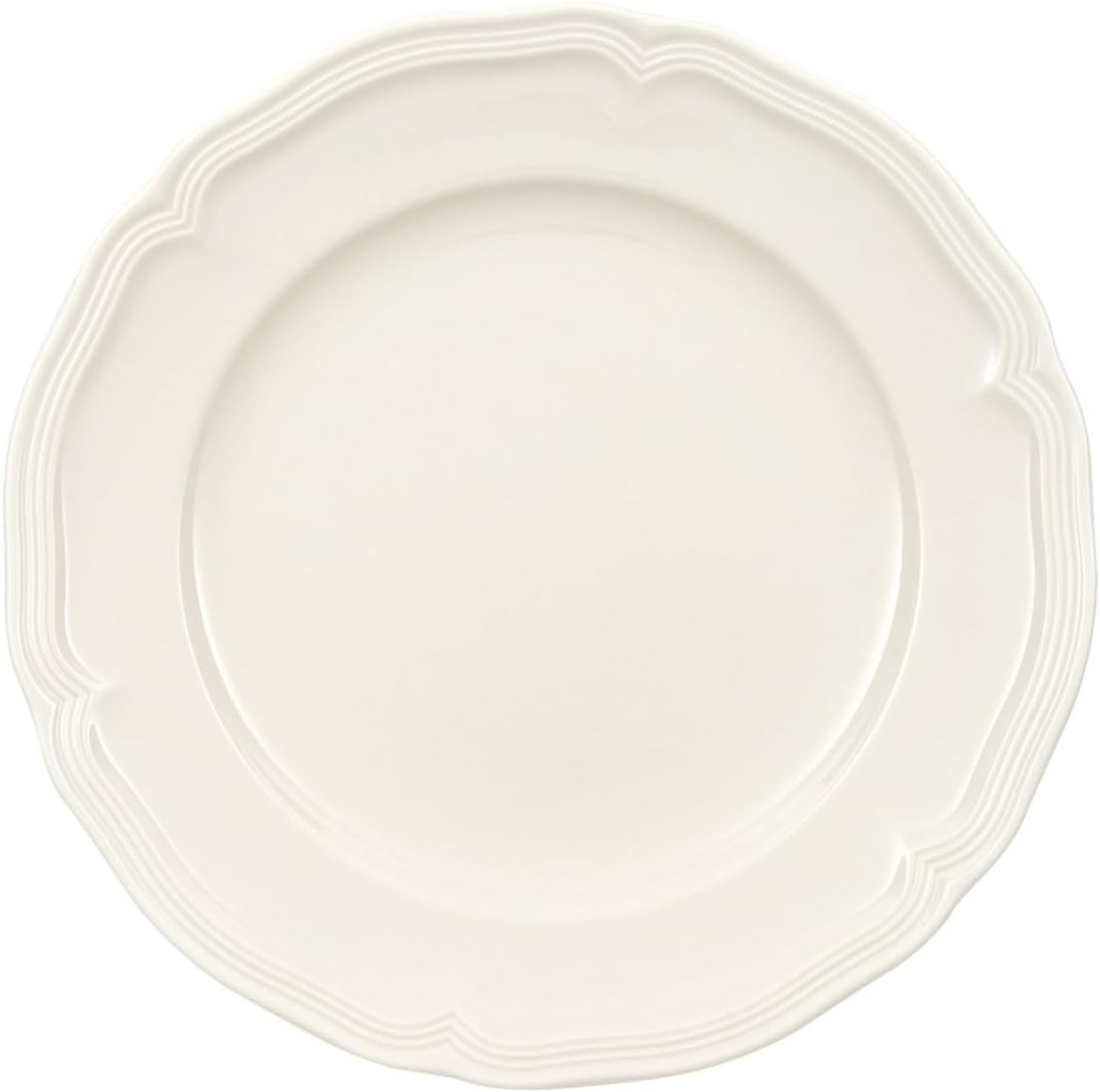 Villeroy & Boch Manoir Salad Plate, Premium Porcelain, Made in Germany, 8.25in, White