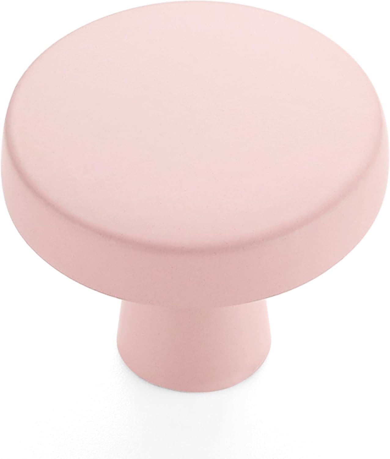 Ravinte 10 Pack Drawer Pulls 1-1/4 Inch Pink Kitchen Cabinet Knobs Solid Round Dresser Handles for Simple Cupboard Hardware