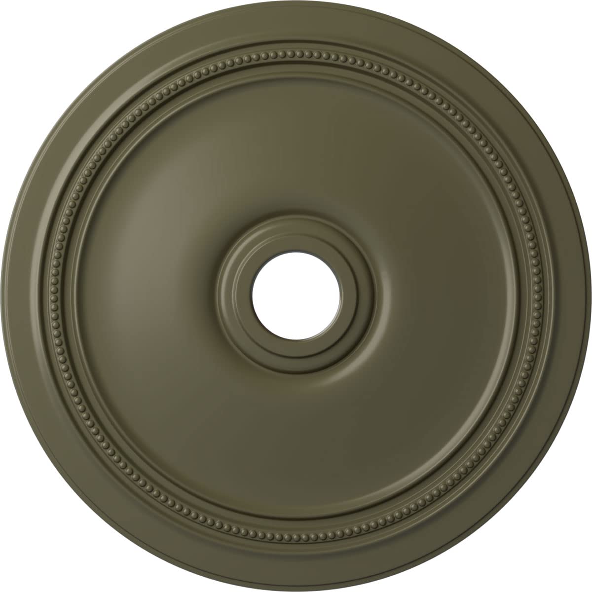 Ekena Millwork Cm24Diptf Diane Ceiling Medallion, 24Od X 3 5/8Id X 1 1/4P (Fits Canopies Up To 6 1/4), Hand-Painted Painted Turt