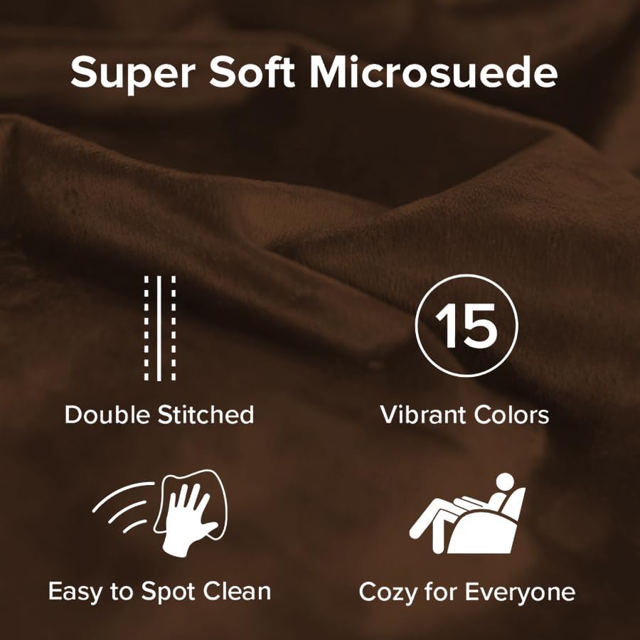 Sofa Sack Bean Bag Chair - Plush, Ultra Soft - Memory Foam Bean Bag Chair with Microsuede Cover - Stuffed Foam Filled Furniture and Accessories for Dorm Room 5 Feet - Chocolate