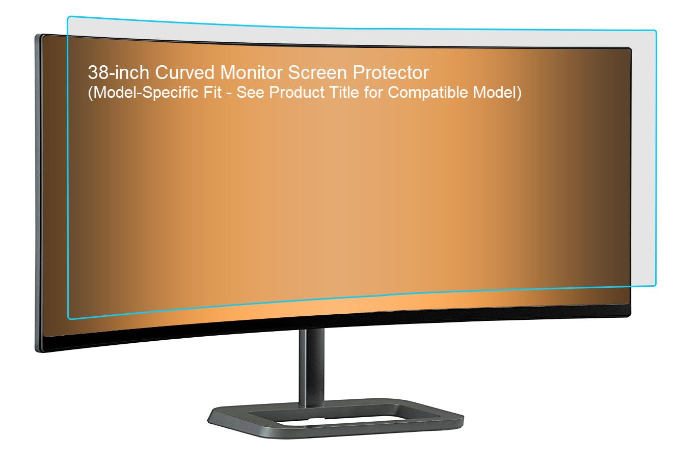 Photodon Anti-Glare Screen Protector to fit the Dell UltraSharp U3818DW 38-inch Curved Monitor with Installation Kit -Like New