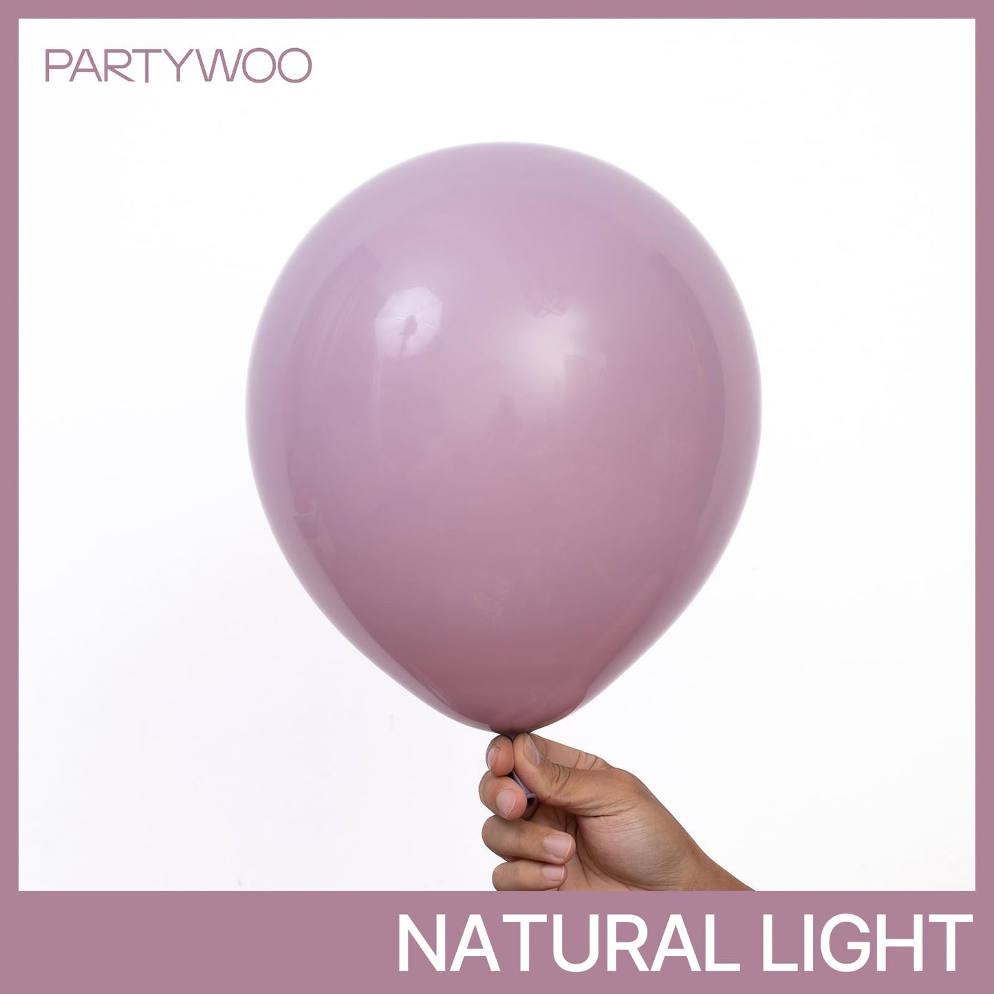 PartyWoo Dusty Purple Balloons 100pcs Different Sizes Pack of 18 12 10 5 Inch Lavender Boho Neutral Balloon Arch Kit for Baby Shower Graduation Butterfly Fairy Birthday Party Decorations Purple-F29