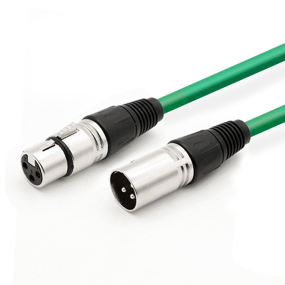 Dremake Balanced Xlr Cable 33 Foot Premium Series Xlr Male To Xlr Female Patch Cord Professional Microphone Cable For Recording,