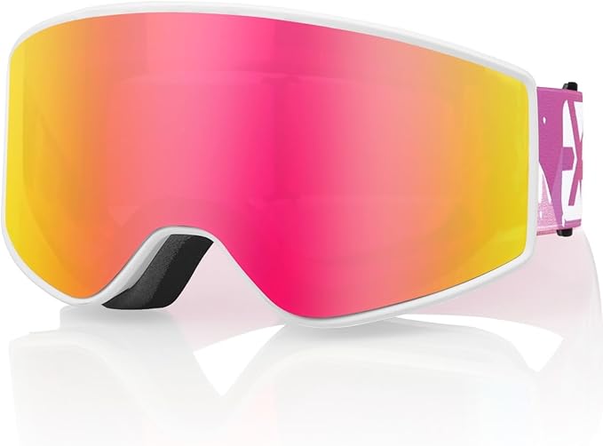 EXP VISION Ski/Snowboard Goggles Parent-child Snow Goggles Over Glasses for Men, Women Youth Kids