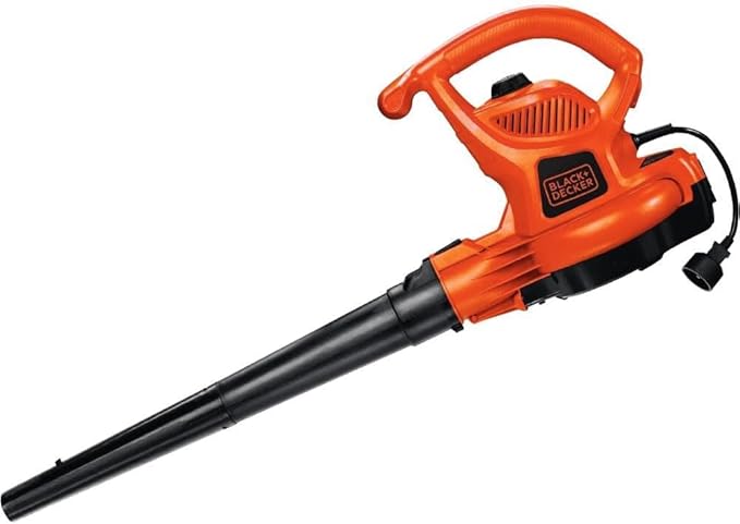 BLACK+DECKER Corded Leaf Blower Leaf Vacuum and Leaf Mulcher 3-in-1, Up to 230 MPH, 12 Amp Handheld Blower and Vacuum Combo (BV3600)