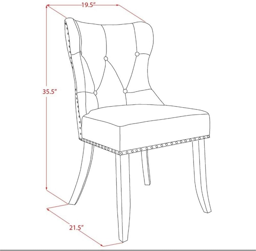 East West Furniture X097SI215-5 5 Piece Dining Set Includes a Rectangle Dining Room Table with X-Legs and 4 Baby Blue Linen Fabric Upholstered Parson Chairs, 40x72 Inch, Multi-Color