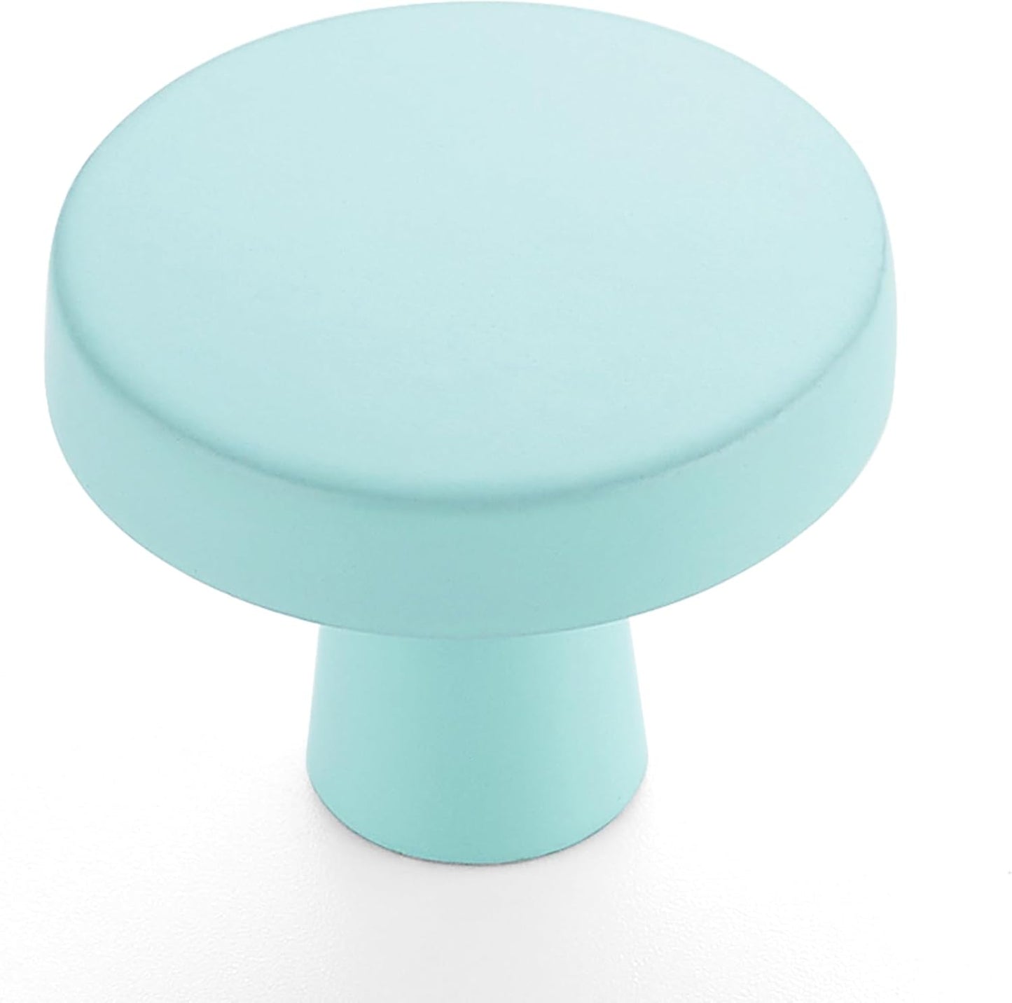 Ravinte 10 Pack Drawer Pulls 1-1/4 Inch Green Kitchen Cabinet Knobs Solid Round Dresser Handles for Simple Cupboard Hardware