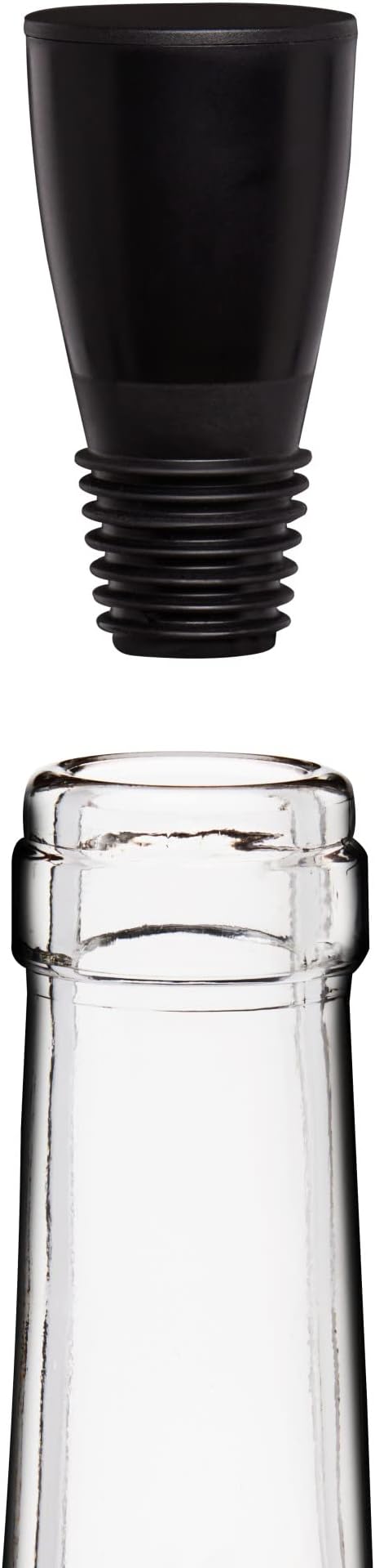Alchemi Repour Wine Saver Stoppers - Easy to Use Vacuum Seal Stoppers - Removes Oxygen - Set of 6