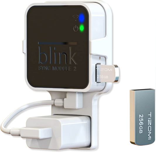256GB Blink USB Flash Drive for Local Video Storage with The Blink Sync Module 2 Mount (Blink Add-On Sync Module 2 Itself is NOT Included)-New