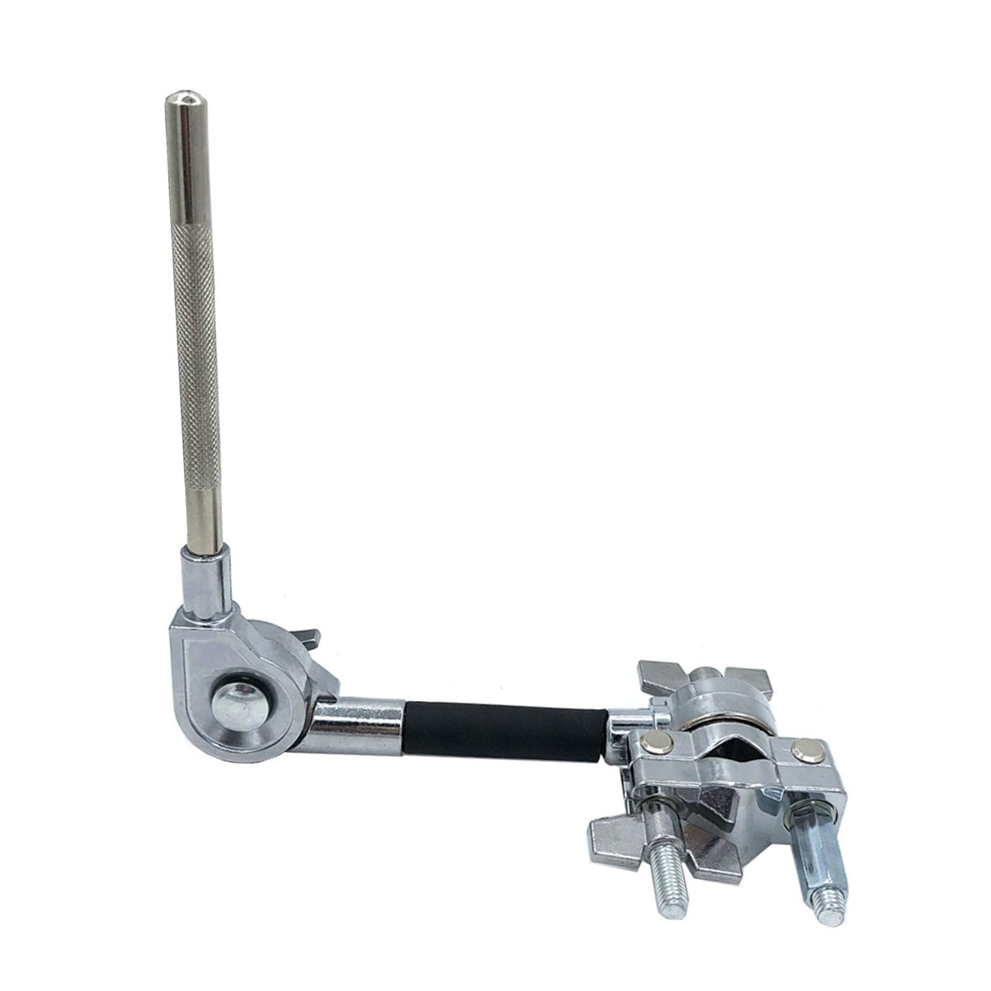 Tuoren Cowbell Mounting Clamp Adjustable Mini Cowbell Mount Bracket, Percussion Mounting Arm Clamp Integrated Extension Holder F