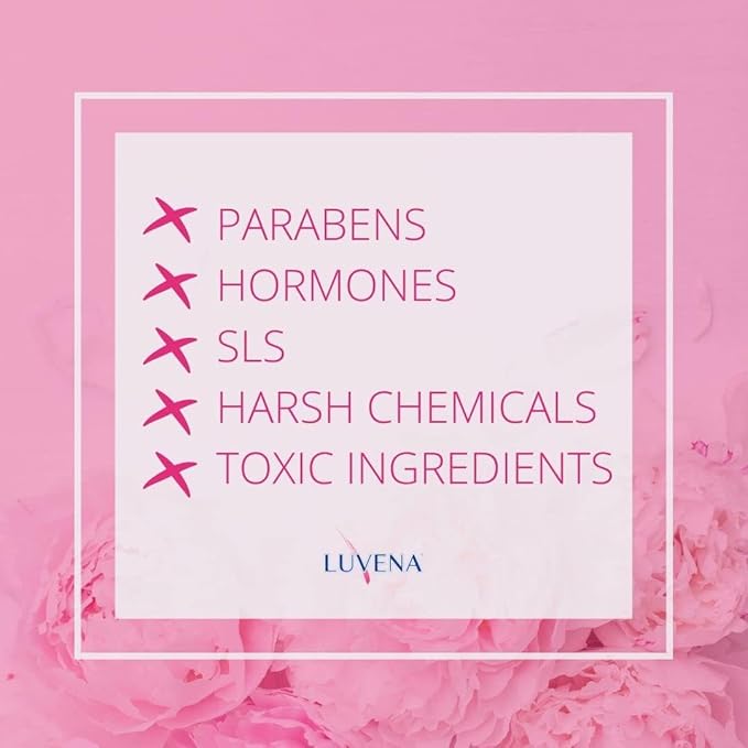 Luvena Daily Personal Feminine Rinse - Ultra Gentle Wash to Maintain Freshness & Resist Odor - pH Balanced, Paraben Free - Soothing (2 Pack, 3oz Bottles)