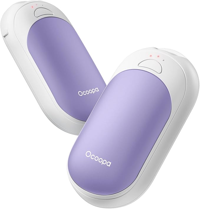 OCOOPA Magnetic Rechargeable Hand Warmers 2 Pack, Ultrathin Electric Handwarmers, Portable Pocket-Sized Heater, for Men, Women Purse Must Haves, Union UT3 Lite