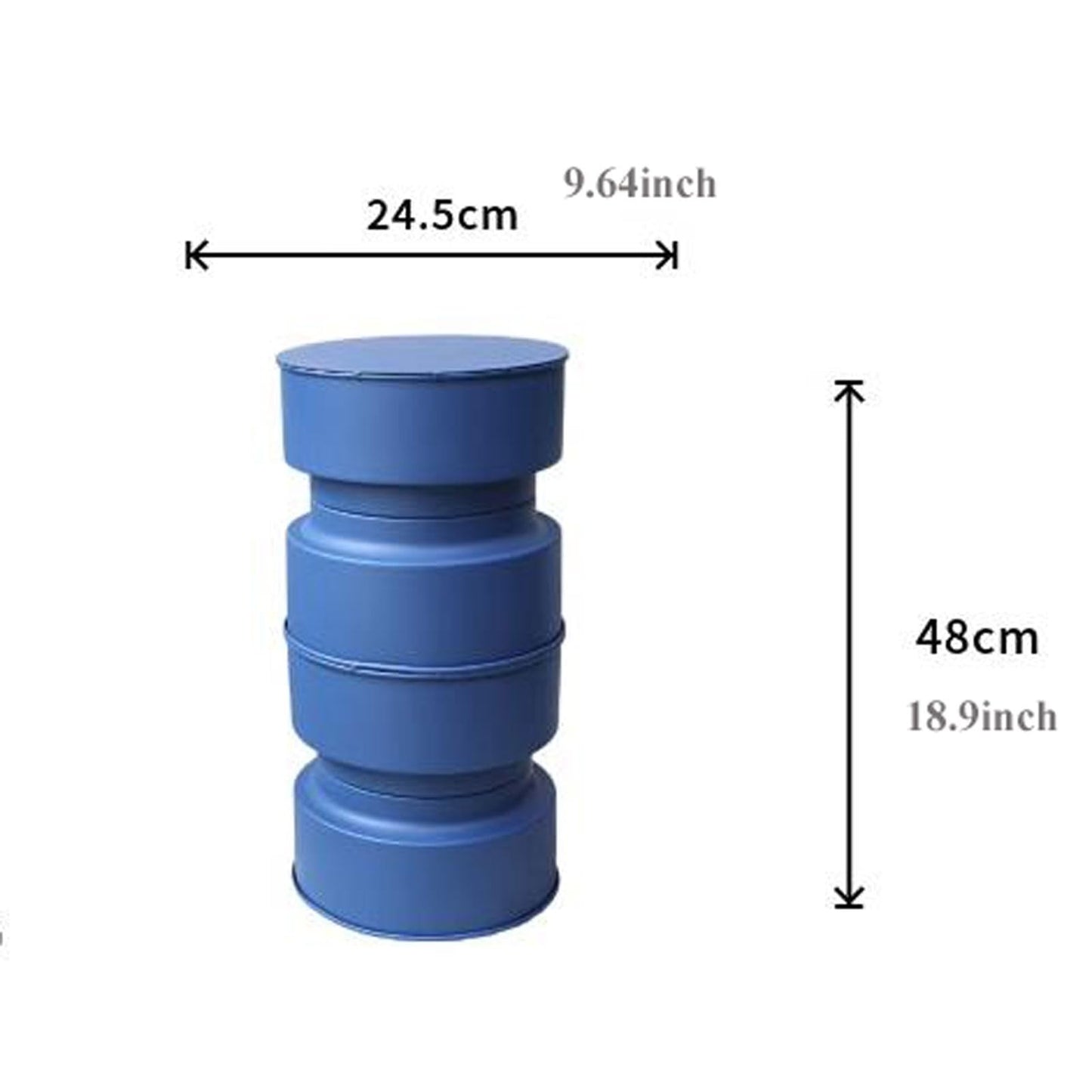 VHDY85KA Table Small Side Table Plant Stand Indoor, Metal Plant Stand Table for Flower Pots, Coffee Table Plant Holder, Modern Home Decor Small Round Side End Table Snack Table Coffee Table