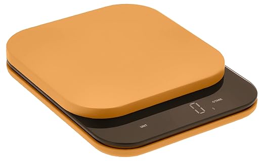 Rosti Mensura Kitchen Scale Accurate Measurements Made Effortless - Experience Precision Cooking with Battery - Powered Convenience - Requires 3 AAA Batteries for Reliable Performance (Curry)
