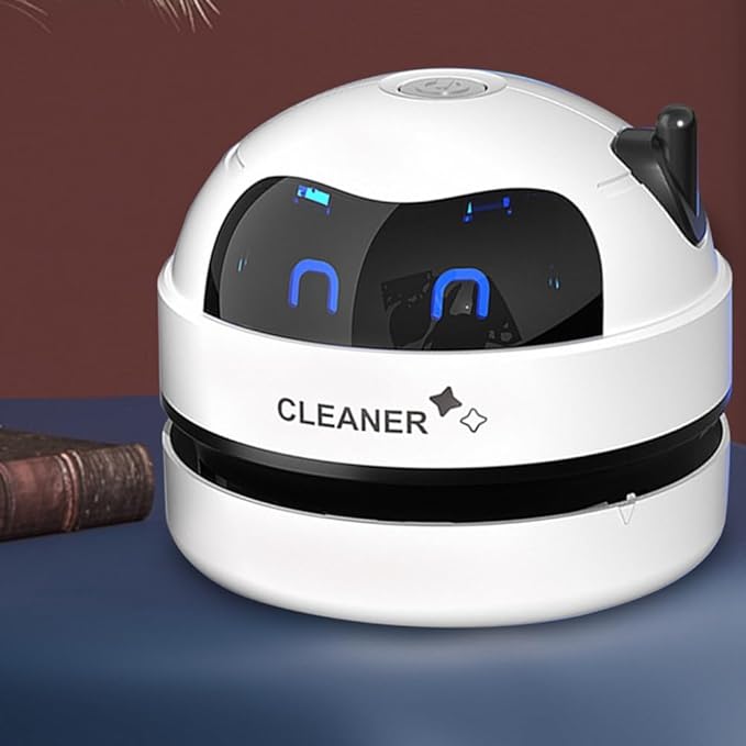 Desktop Cleaner Vacuum Cleaner for Home Office Table Sweeper Mini Vacuum Cleaner USB Rechargeable Wireless Cleaner A