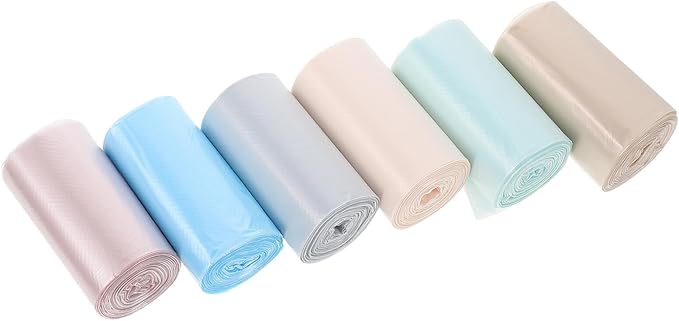 180pcs Disposable Practical Garbage Bags for Desktop Trash Can Tear-resistant Thickened Small Rubbish Bags for Office Kitchen Bedroom Car Hotel Use Clean and Sanitary Waste Storage