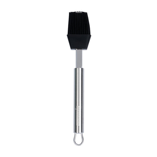 Restaurantware Silicone Basting Pastry Brush - German Standard Heat-Resistant Basting Brush with Stainless Steel Handle, Dishwasher Safe - Egg Wash Brush for Butter, BBQ, Sauce, Baking
