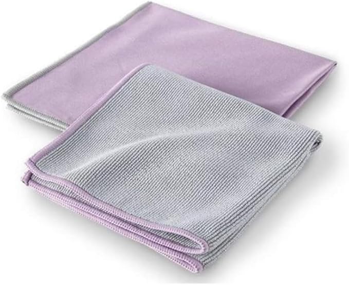 Microfiber Cleaning Cloth Set for Windows, Glass & Mirrors – Reusable Magic Cloth for Streak-Free Shine, Lint-Free Multi-Surface Cleaning Rag for Home, Kitchen, Bathroom, Car & Stainless Steel