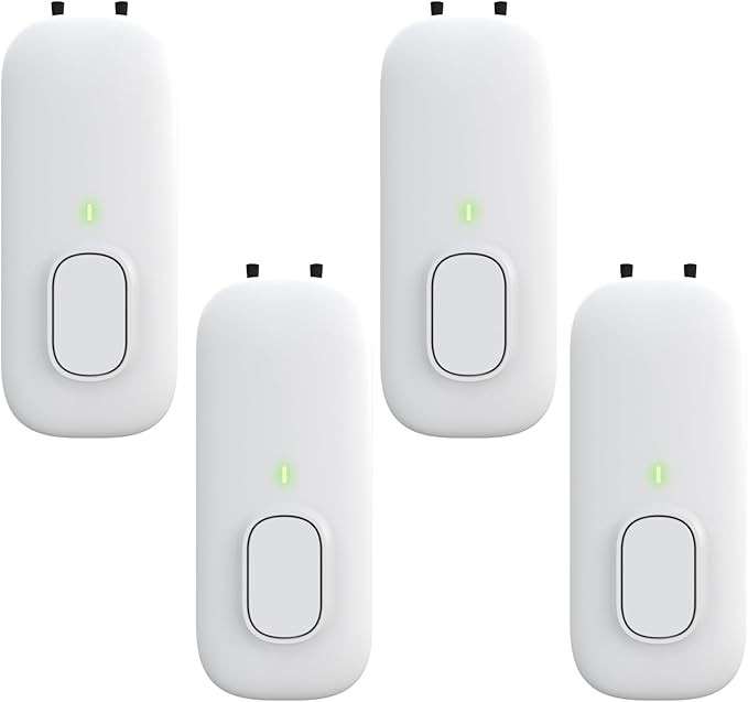 Cat Litter Deodorizer Plug in - Ozone-Free Negative Ion Air Purifier for Litter Box, Compact Odor Eliminator for Strong Pet Odors, Dog Odor Eliminators for Home, Bedroom, Kitchen (white 4pcs)
