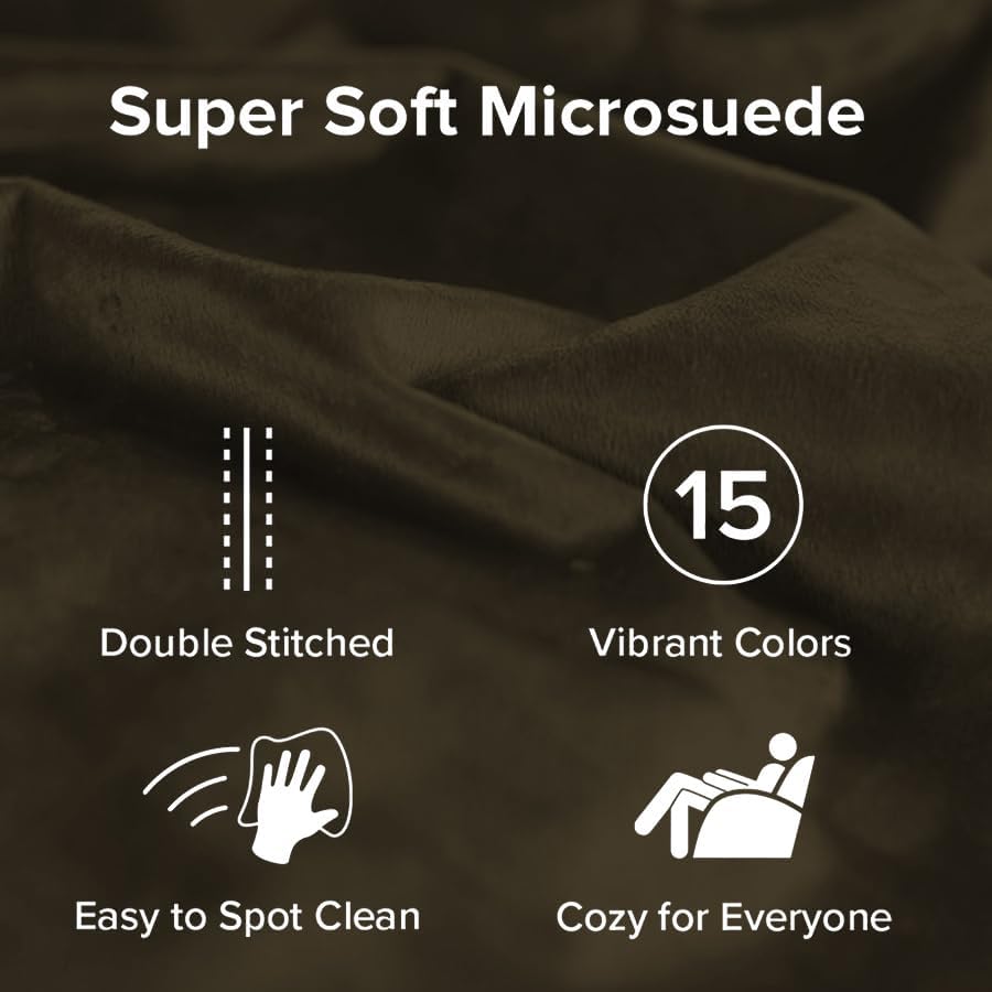 Sofa Sack Bean Bag Chair - Plush, Ultra Soft - Memory Foam Bean Bag Chair with Microsuede Cover - Stuffed Foam Filled Furniture and Accessories for Dorm Room 5 Feet - Olive
