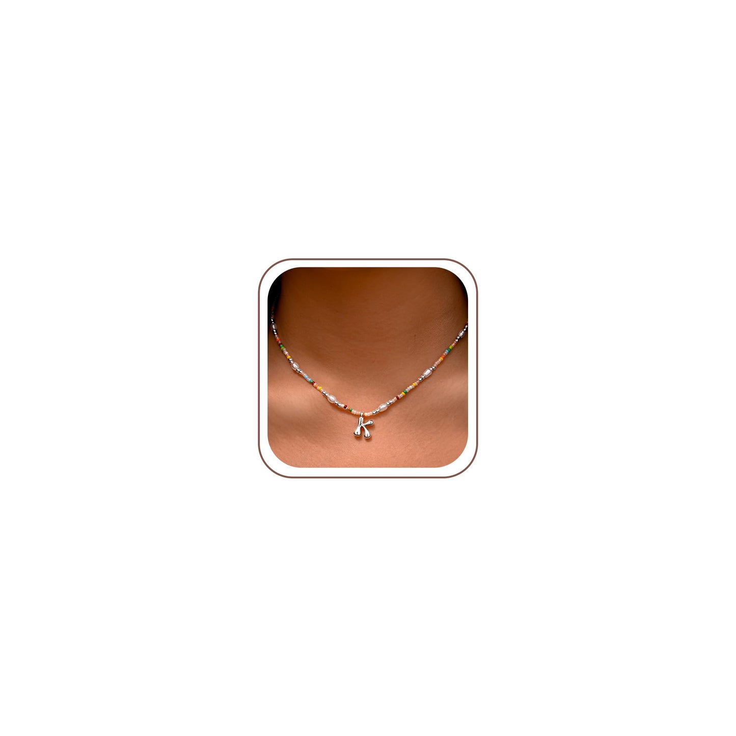 Ritach Teen Girl Gifts Trendy Stuff - Initial Necklace Gift for Tween Teenage Girl Gifts for 7 8 9 10 11 12 Year Old Girls Birthday Christmas Gifts for Girls Stocking Stuffers for Teen Girls Gift