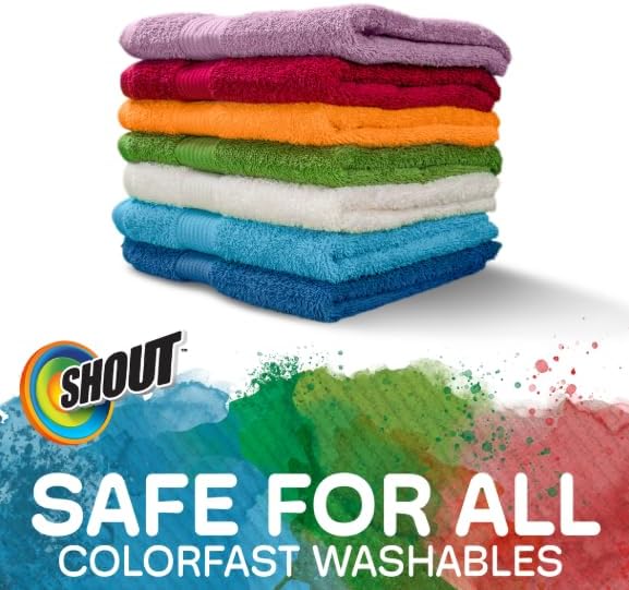 Shout Color Catcher Sheets for Laundry, Allow Mixed Washes, Prevents Color Runs and Maintains Original Clothing, 72 Count - Pack of 4 (288 Total Sheets)