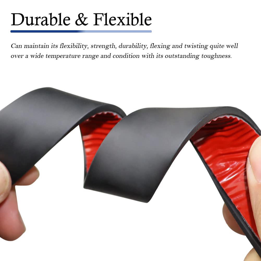 Neoprene Rubber Strips Self Adhesive Solid Rubber Sheets, Rolls & Strips for DIY Gaskets Crafts Pads Seals Warehouse Flooring Neoprene Sheet with Adhesive Backing (1" Wide x 1/16" Thick x 20' Long)