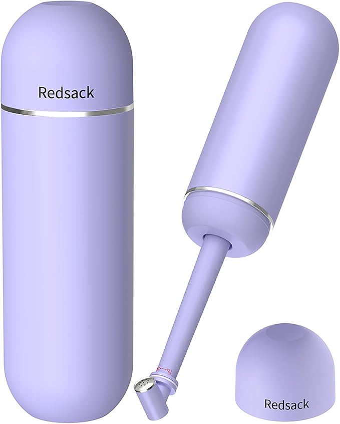 Portable Bidet for Postpartum/Perineal Care,Manual Handheld Peri Bottle for Feminine Hygiene & Travel, 380ml Leakproof,BPA-Free Sprayer for Men/Women/Baby (Purple, General)