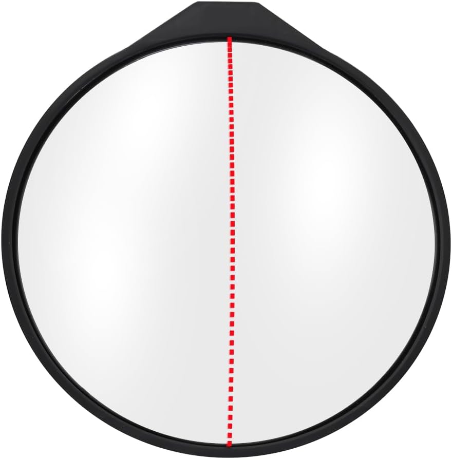 Convex Mirror Golf Wide Angle Mirrors Full Swing Putting Golf Training Aid Tool Premium Quality Adjustable Tilt Durable ABS Plastic Acrylic Stainless Steel 27x28cm for Golf