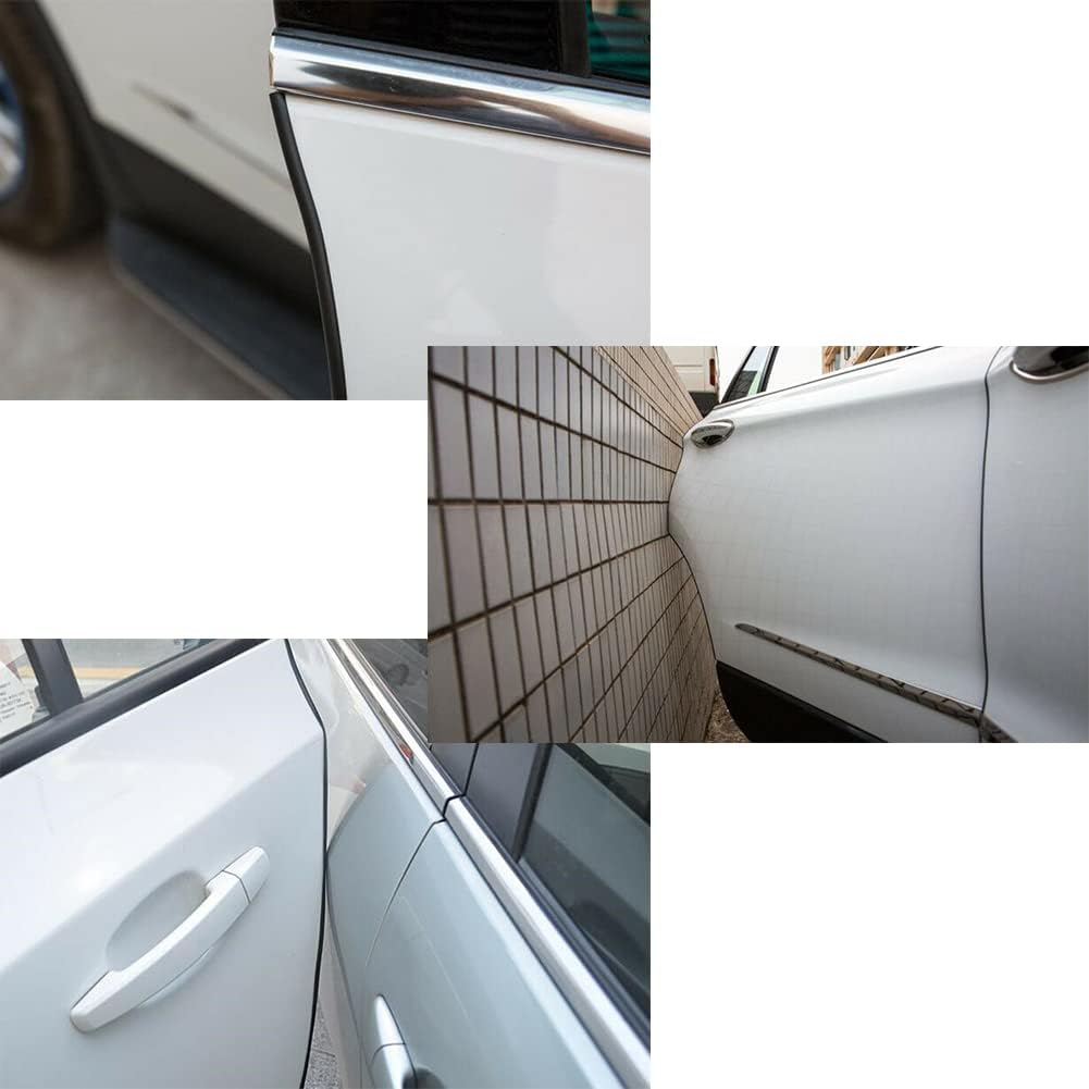 Rubber Edge Trim Black, U Channel PVC Plastic, Metal Sharp Edge Protector Fit for 0.09", Length 26 Feet (8 Meter)