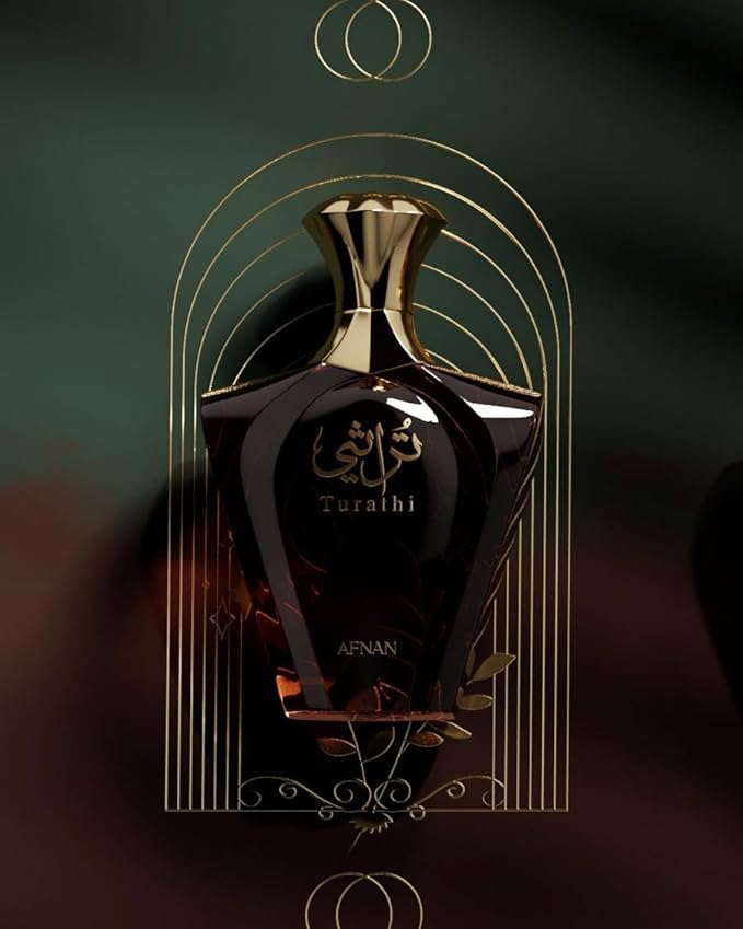 Afnan Turathi Brown for Men Eau de Parfum, 3.04 Fl. Oz