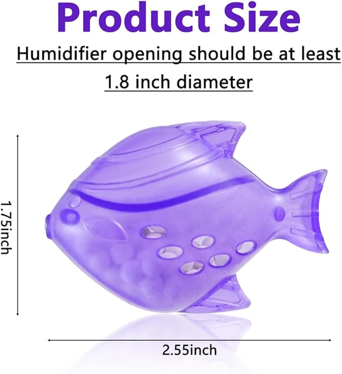 Humidifier Tank Cleaner, Raipoment 10PCS Universal Humidifier filters fish Compatible with Drop,Droplet, Warm&Cool Mist Humidifiers,Fish Tank[Keep The Water Clean]