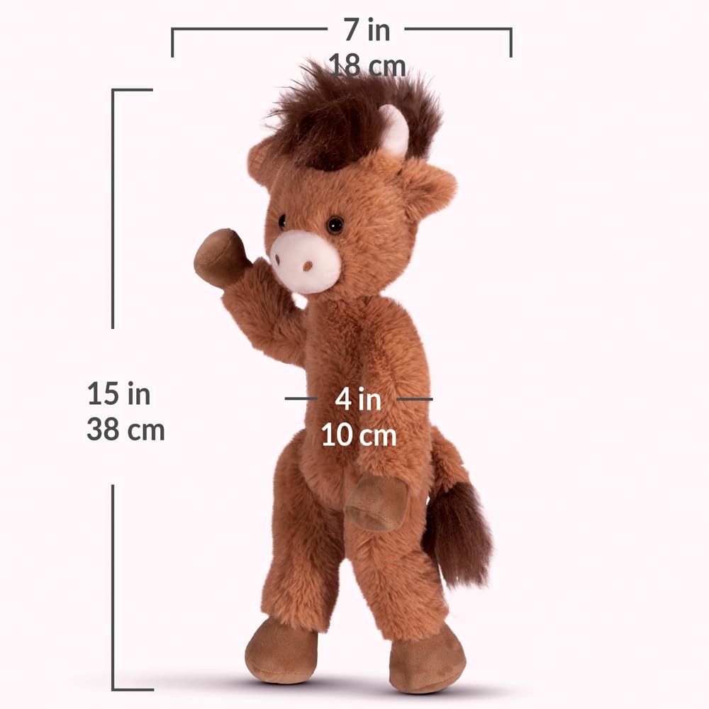Vermont Teddy Bear Highland Cow Stuffed Animal 15" | Soft Plush Toy for Kids, Girls & Boys | 100% Recycled Stuffing | 18 Plastic Bottles Saved from Landfills