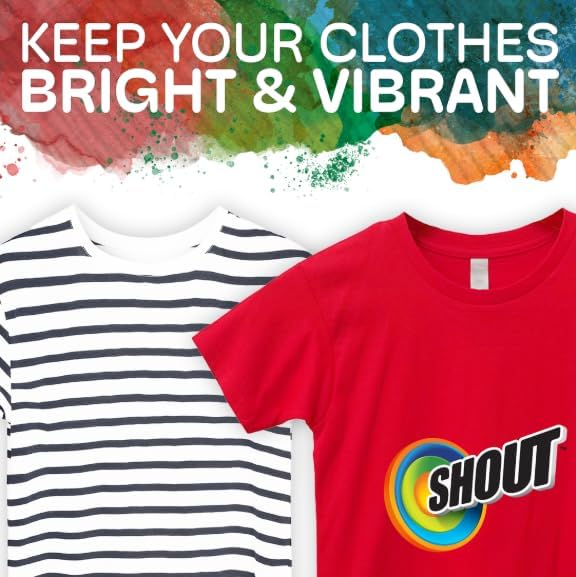 Shout Color Catcher Sheets for Laundry, Allow Mixed Washes, Prevents Color Runs and Maintains Original Clothing, 72 Count - Pack of 4 (288 Total Sheets)