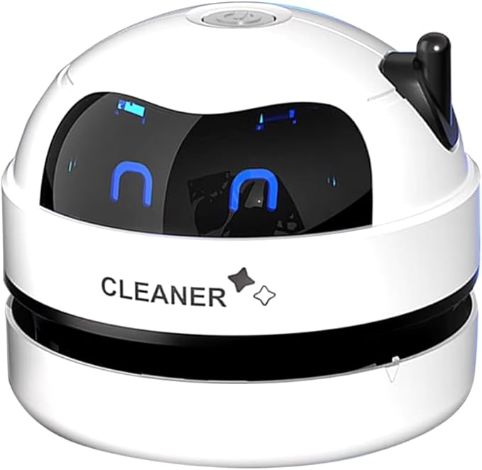 Desktop Cleaner Vacuum Cleaner for Home Office Table Sweeper Mini Vacuum Cleaner USB Rechargeable Wireless Cleaner A