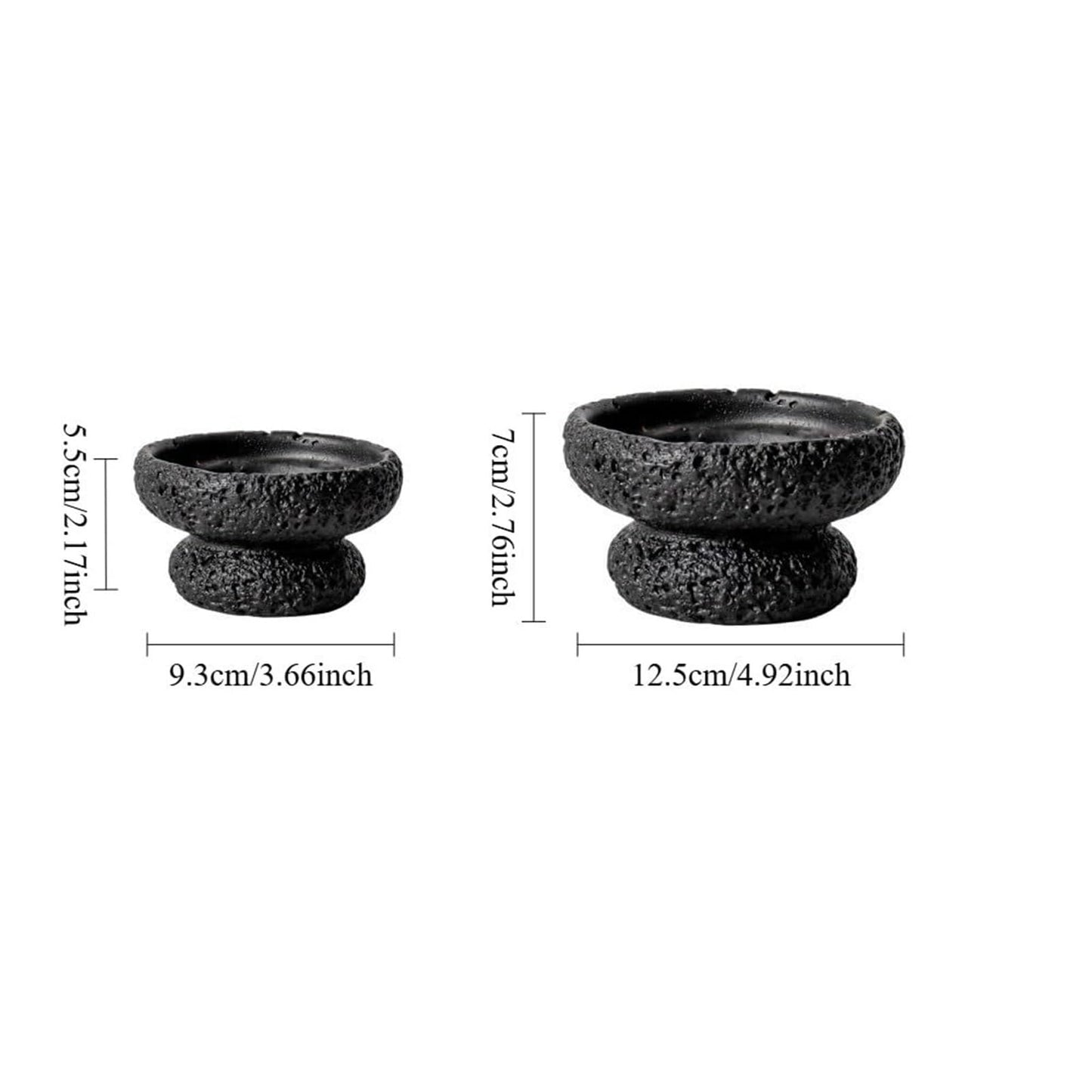 FXLTHIYBO Sleek Cement Creative Meteorite Pattern Flower Pot Planter Plants Flowers Bonsai Decoration for Indoor use(Green,Large)