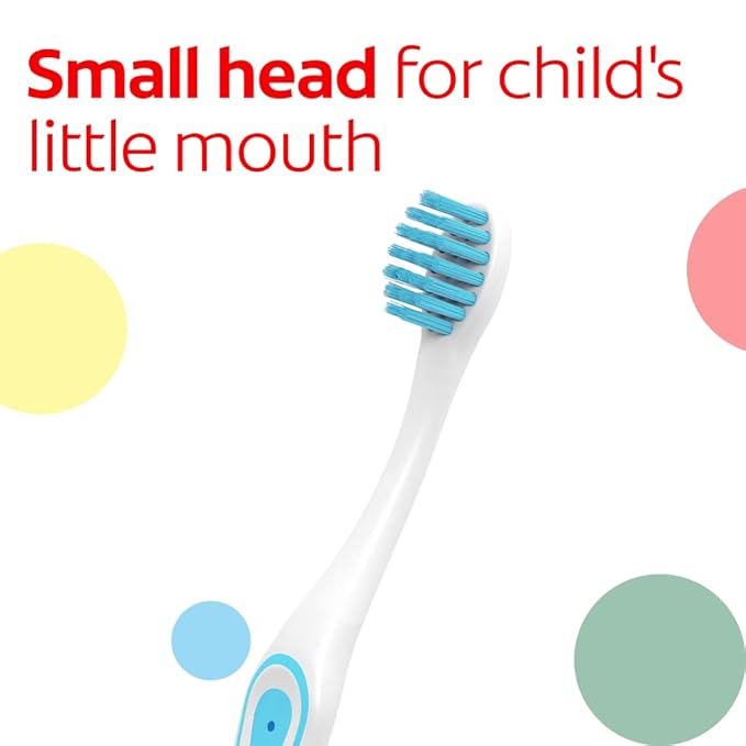 Colgate My First Baby and Toddler Toothbrush, Extra Soft Infant Training Toothbrush, Ages 0-2, 6 Count