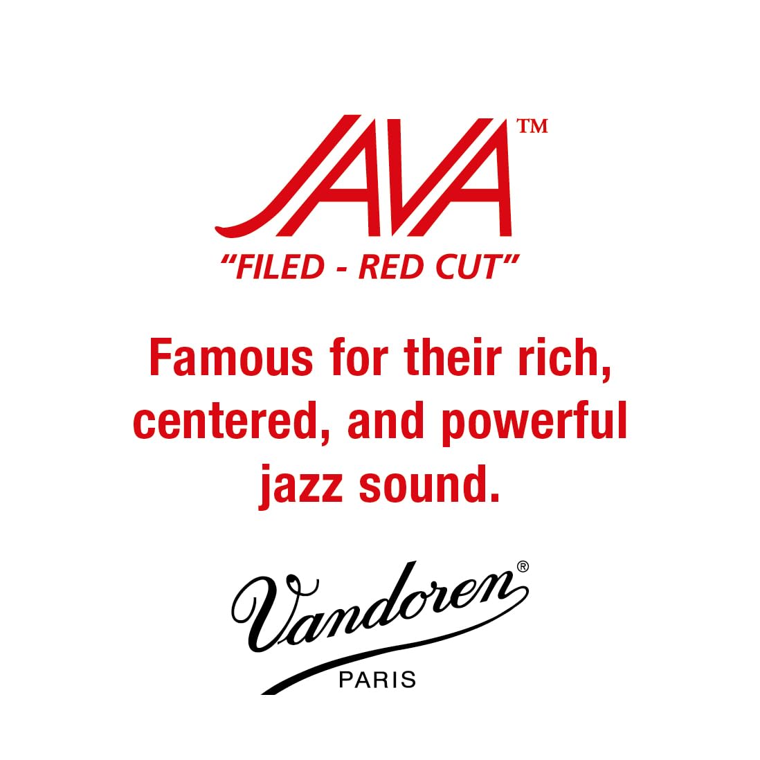 Vandoren Sr342R Bari Sax Java Red Reeds Strength 2; Box Of 5