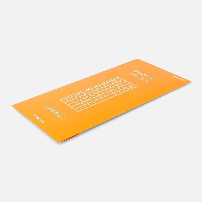 GhostCover Original Premium Ultra Thin Keyboard Cover Protector, Compatible with 2025 2024 2023 2022 2021 M5/M4/M3/M2/M1 Pro/Max MacBook Pro 14/16, M4-M2 MacBook Air 13/15, US ANSI Layout, Clear