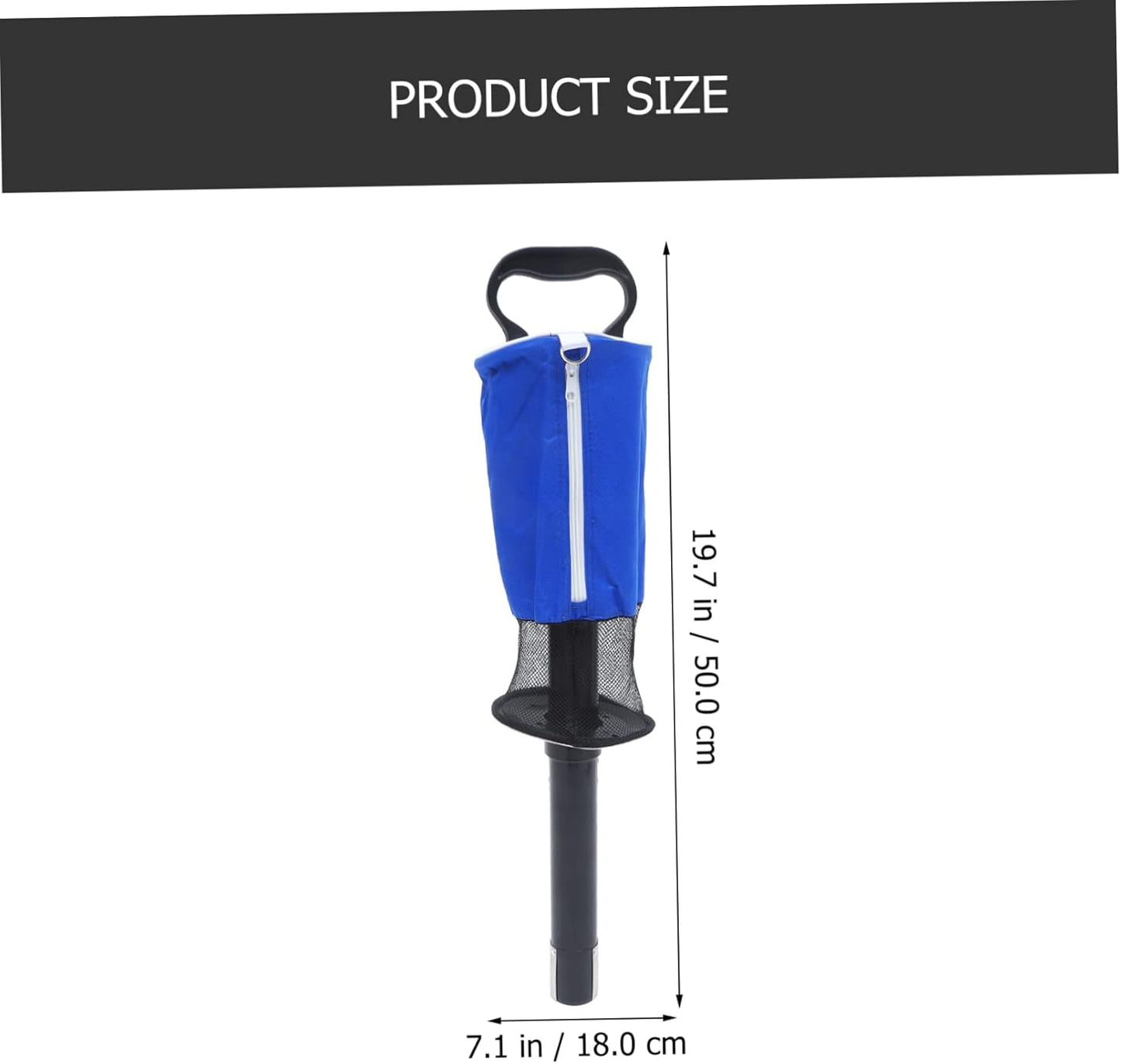 Totority Golf Ball Picker Shag Tube Detachable Collector Easy Pick-up Bucket Golfs Tool