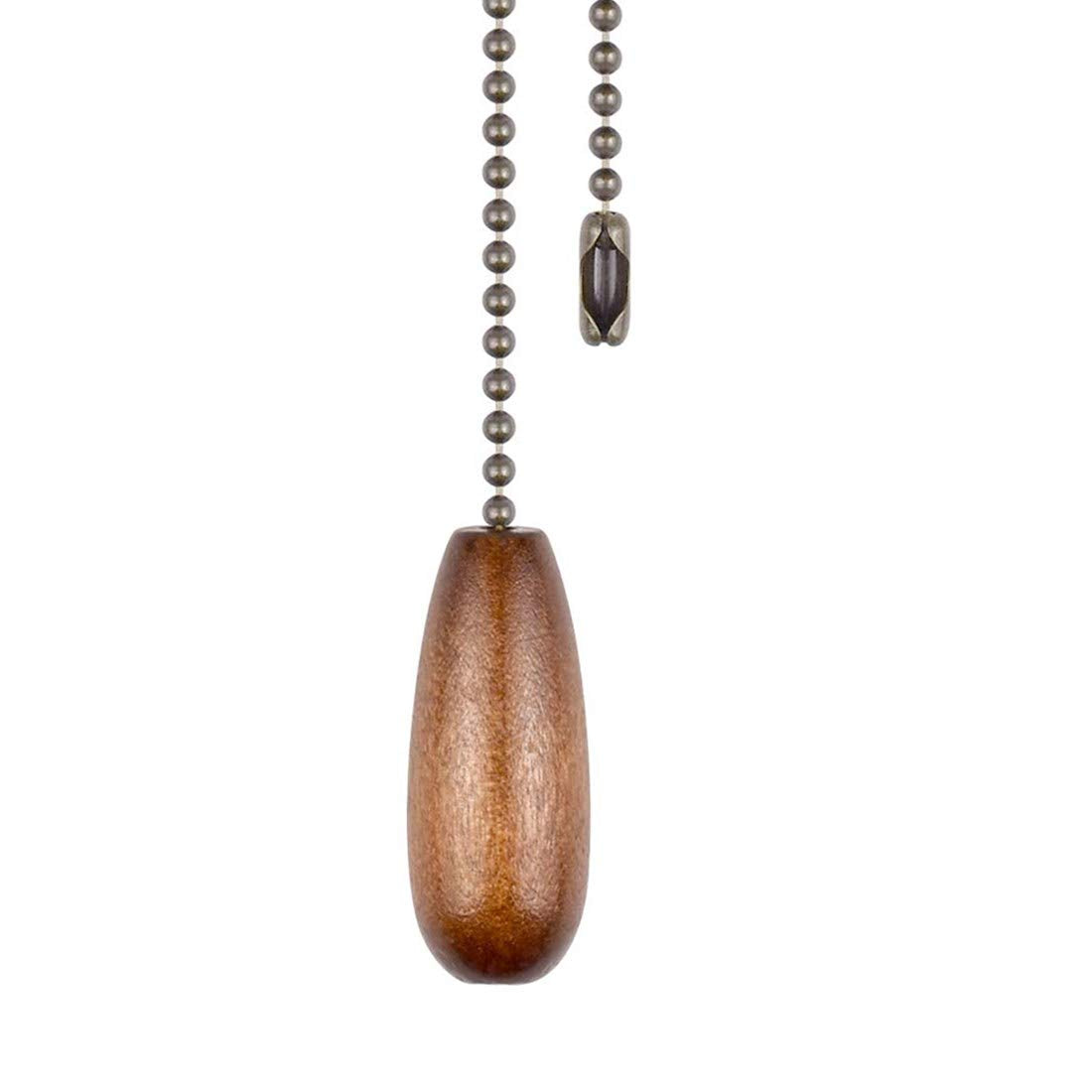 Ceiling Fan Chain Pulls Walnut Wooden Pull Chain Extension For Ceiling Light Fan Chain 1 Pack