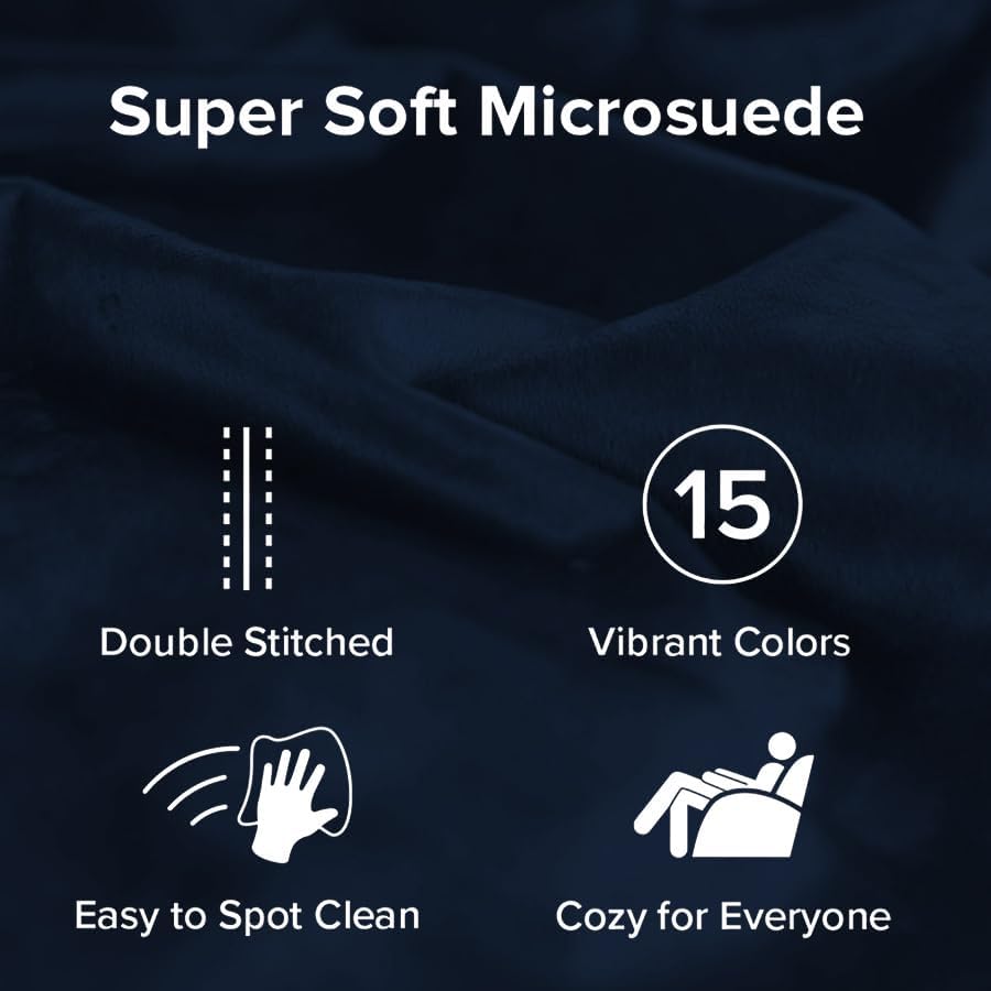 Sofa Sack Bean Bag Chair - Plush, Ultra Soft - Memory Foam Bean Bag Chair with Microsuede Cover - Stuffed Foam Filled Furniture and Accessories for Dorm Room 5 Feet - Navy